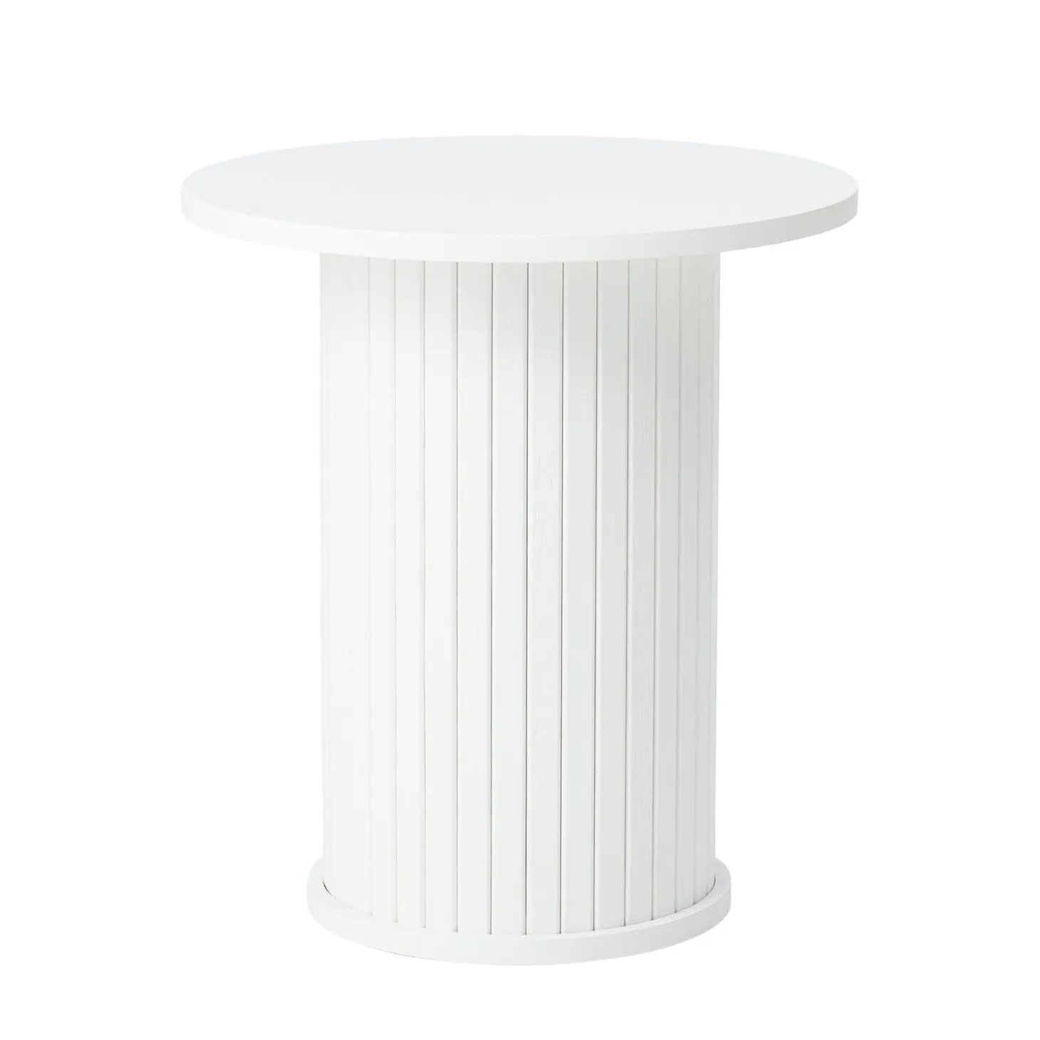 Accento Ø50 cm Sidobord Vit