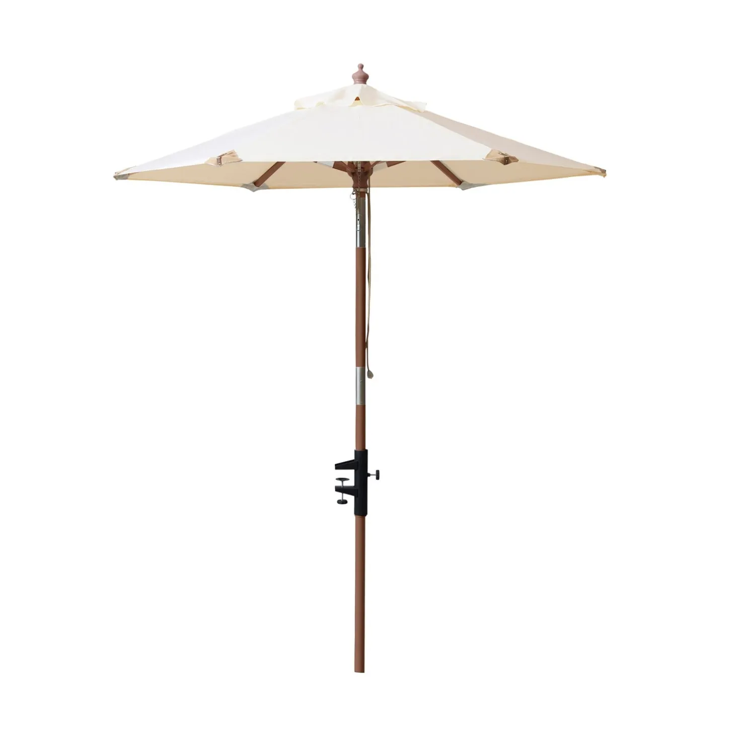 Balkong Ø1,8 m Polyesterduk Parasoll Off white
