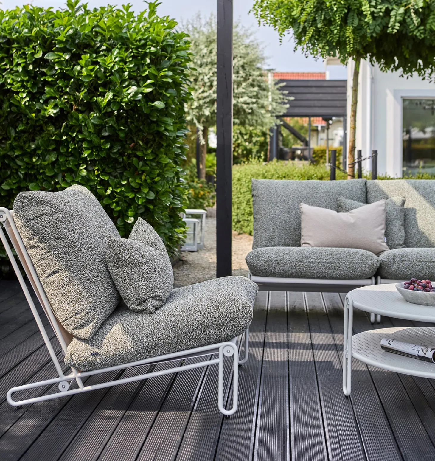 Blixt 2-sits soffa Svart/Beige