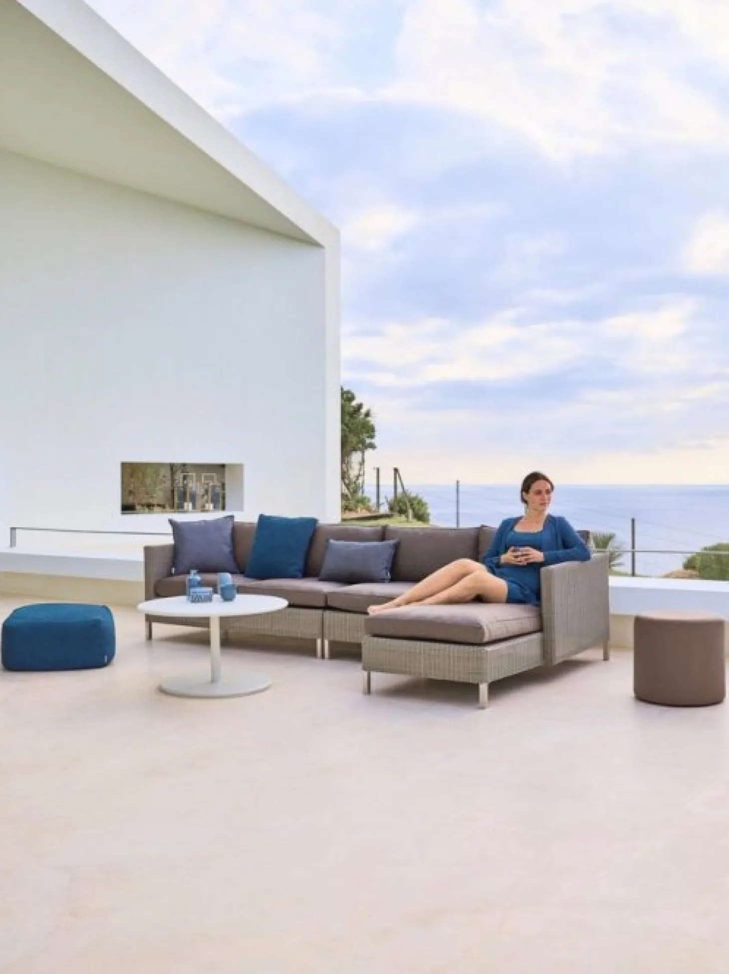 Connect 3-sits Soffa Taupe