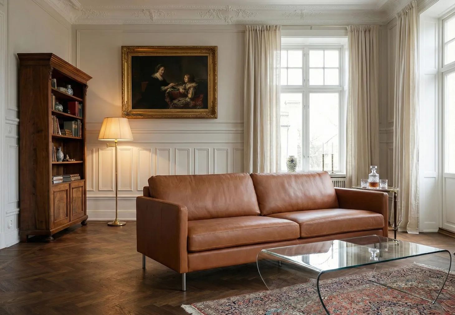 Impulse 4-sits Soffa Läder