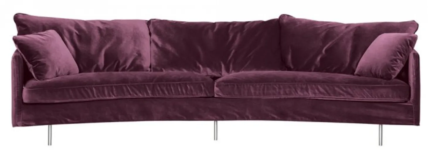 Julia 4-sits Svängd Soffa Big Cushions
