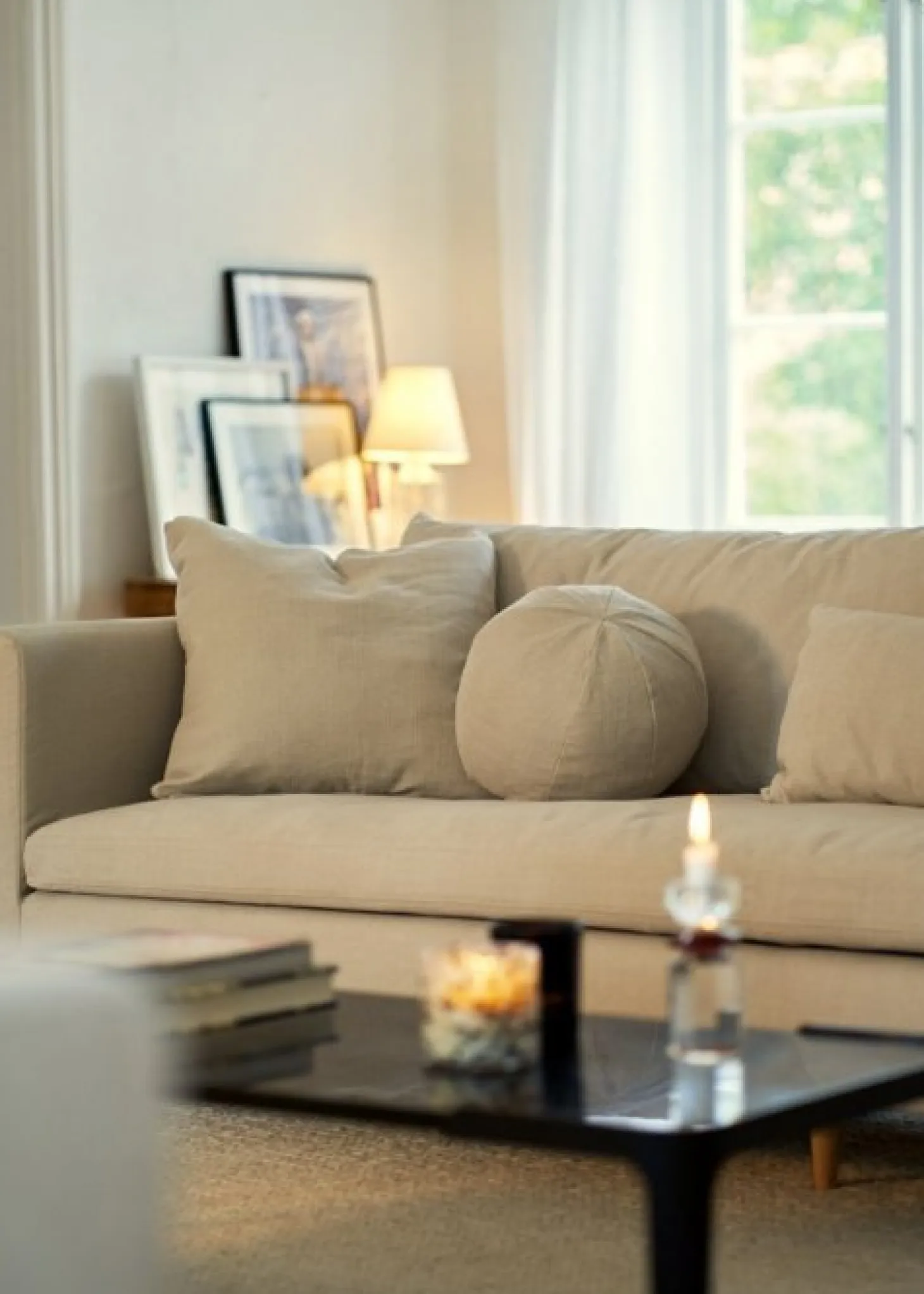 Lill 3-sits Soffa LCV Wildflower Cold Beige