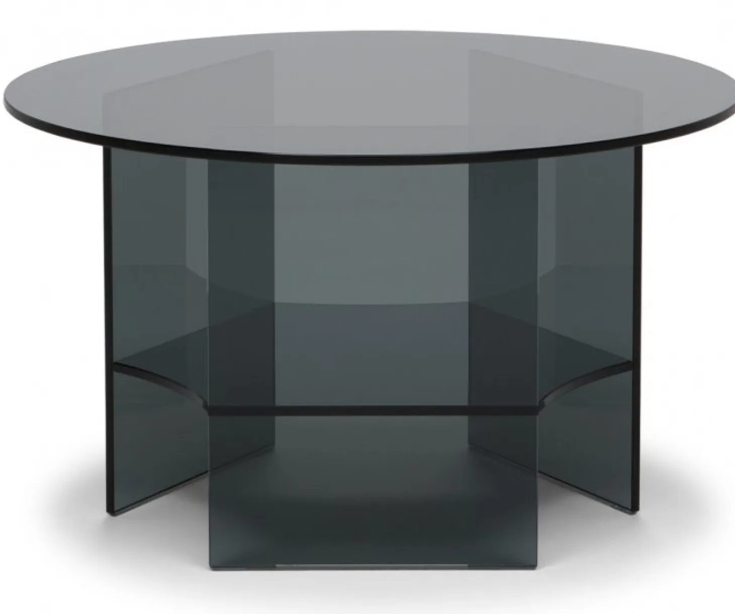 Pepe Soffbord Glas 70cm Smoke