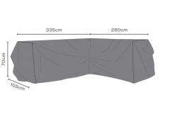 Soffskydd L260/R335 cm Andas