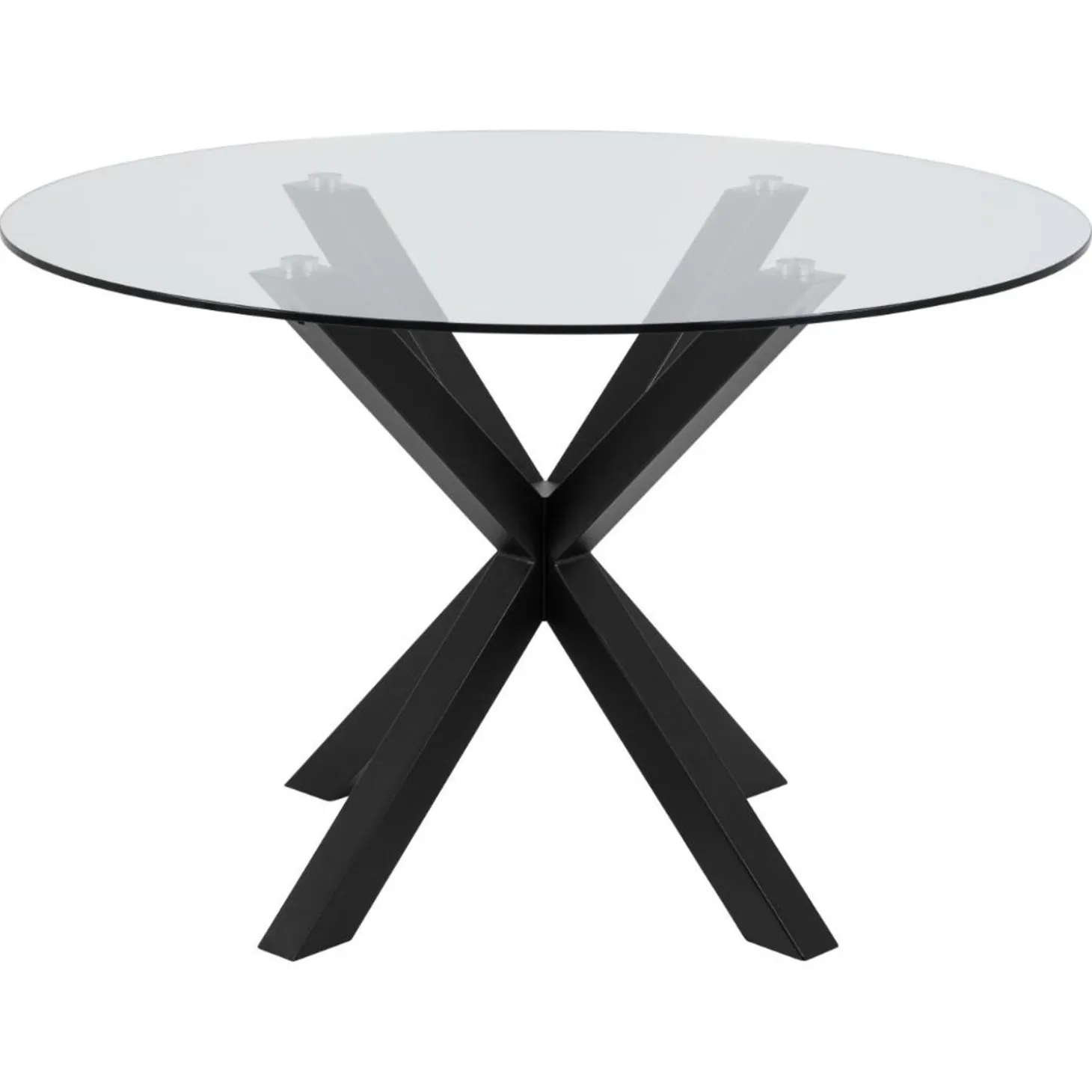 Verdun Matbord Rund 119 cm Glas